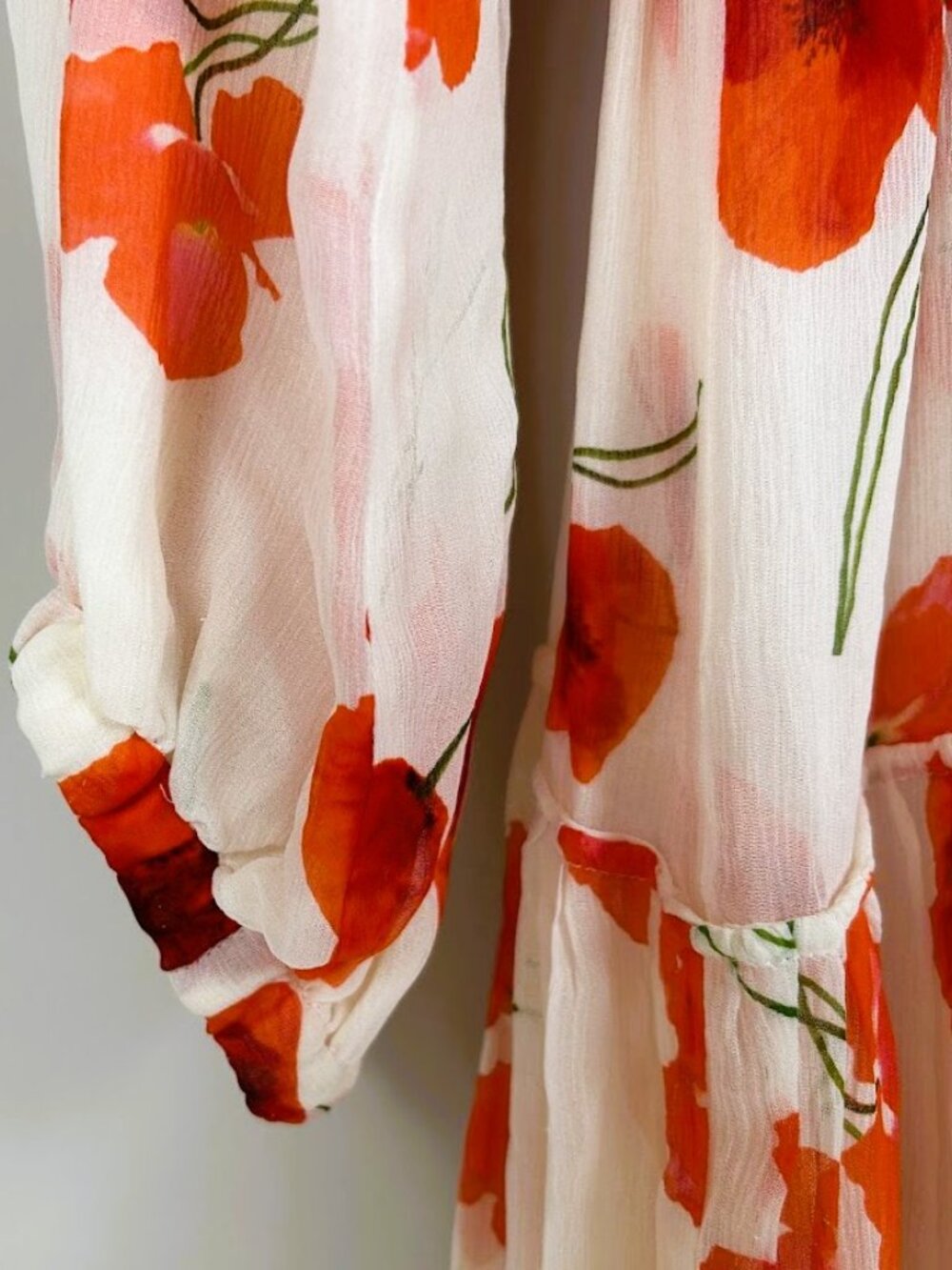 NWT Reformation The Collection Silk Cambridge Dress in Doyle - Size M - Picture 6 of 12